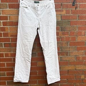 Ralph Lauren Off-White Corduroy Pants